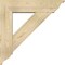 Ekena Millwork Traditional Traditional Rough Sawn Bracket w/ Offset Brace, Douglas Fir, 8"W x 32"D x 32"H BKT0806X32X32TRA01RDF - alternate 3